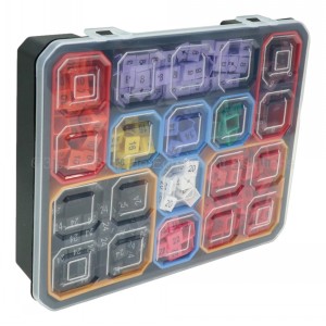 Cube Parts Organiser Case 09 Removable Compartments